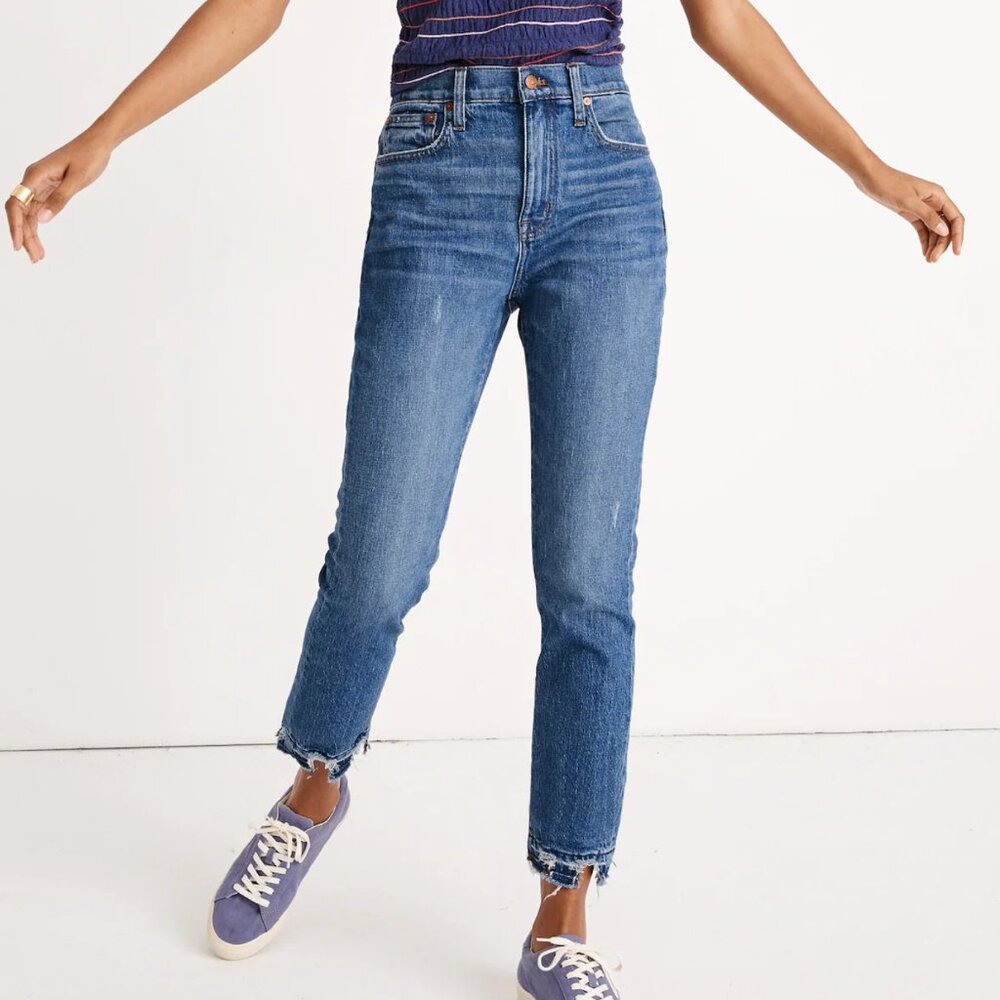 Madewell - The High-Rise Slim Boyjean in Melbourne Wash - Size 27